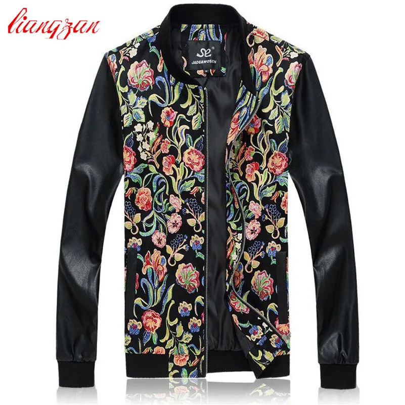Men Jacket Coat Autumn Spring Casual Jackets Brand Plus Size M-5XL PU Leather Korean Slim Fit Printed Overcoat F2286
Men Jacket Coat Autumn Spring Casual Jackets Brand Plus Size M-5XL PU Leather Korean Slim Fit Printed Overcoat F2286