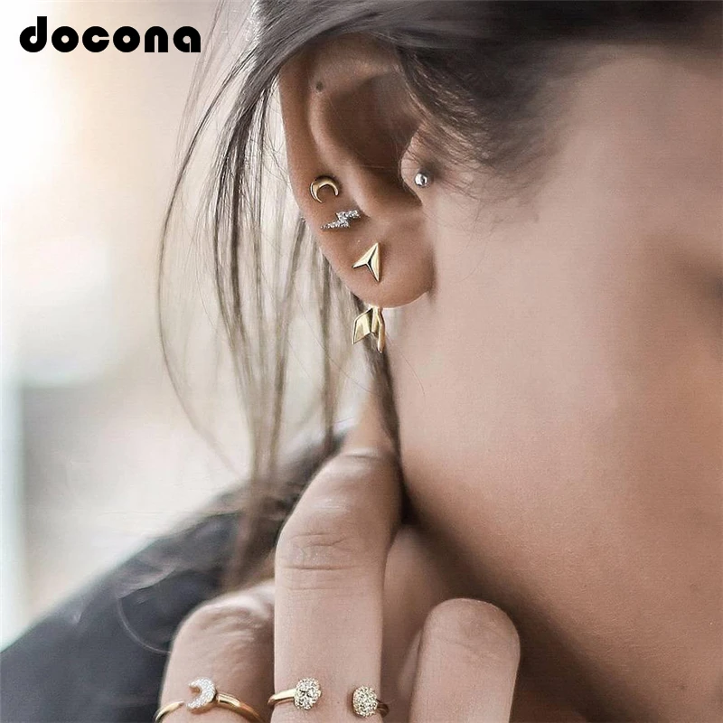 Docona Punk Arrow Horn Stud Earring Set for Women Crystal Lightning Studs Earring Set Boho Statement Jewelry Brincos 3413
Docona Punk Arrow Horn Stud Earring Set for Women Crystal Lightning Studs Earring Set Boho Statement Jewelry Brincos 3413