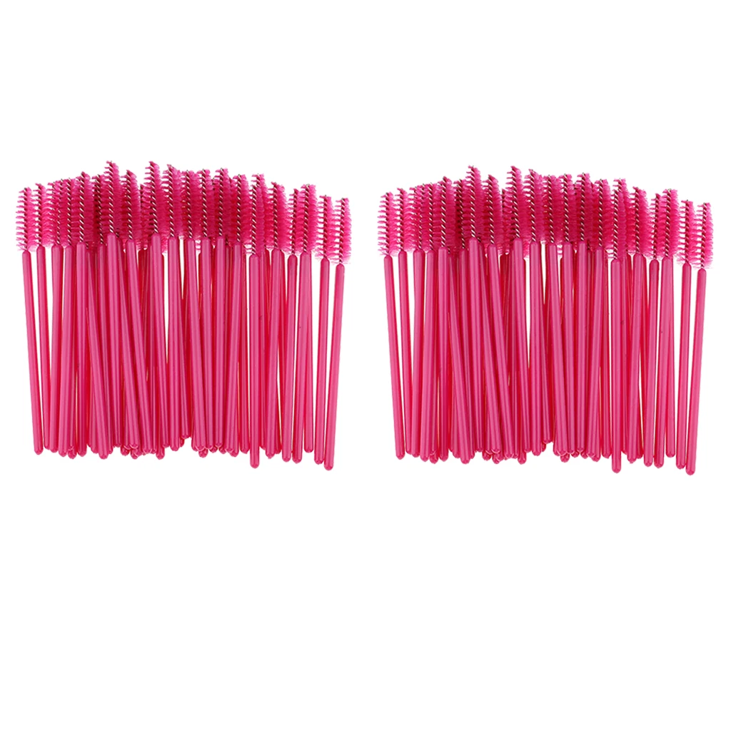 100pcs Disposable Eyelash Mascara Wands Eye Lash Extension Applicator Makeup Spooler Brushes Tool 100pcs Disposable Eyelash Mascara Wands Eye Lash Extension Applicator Makeup Spooler Brushes Tool