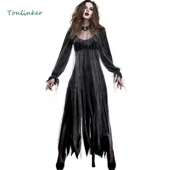 Halloween Adult Women Terror Theme Party Clothing Haunted House Game Zombie Bride Long Dress Costume Cosplay Dress
Halloween Adult Women Terror Theme Party Clothing Haunted House Game Zombie Bride Long Dress Costume Cosplay Dress