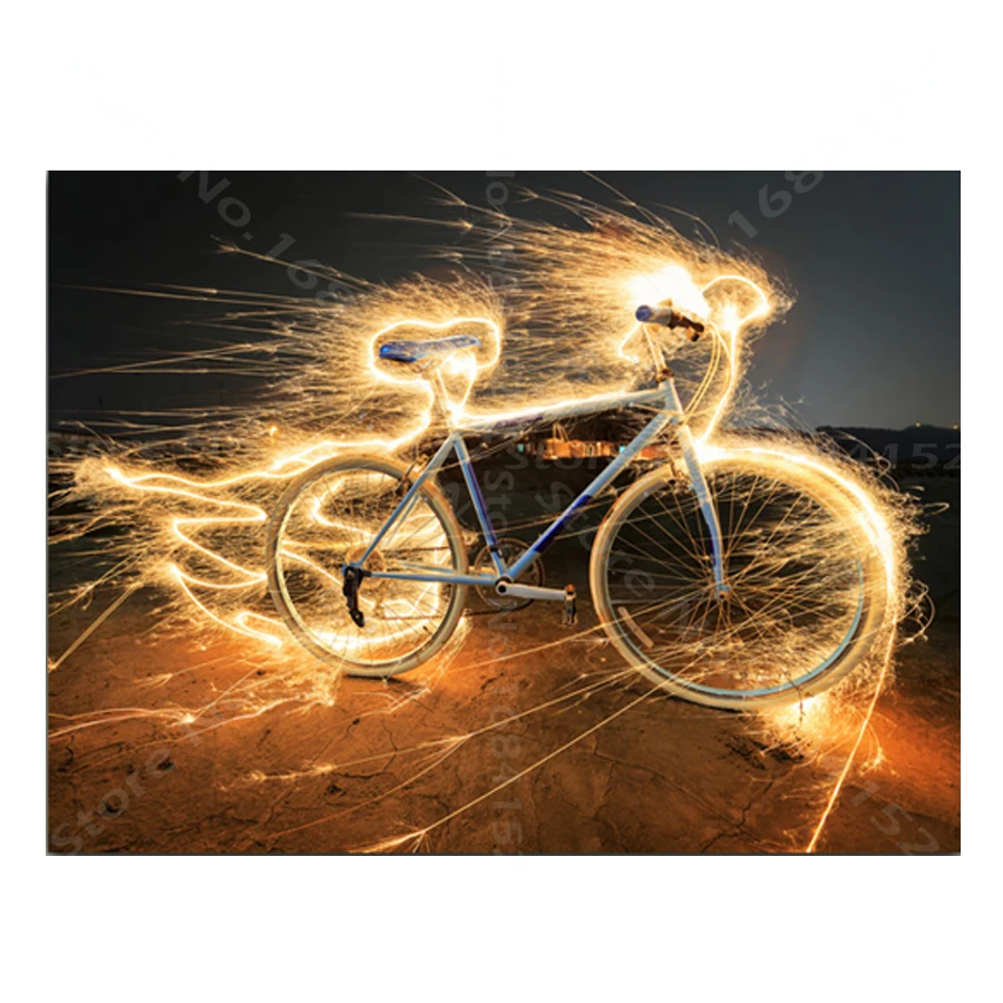 Diy Diamond Painting Cross Stitch 5D Full Diamond Mosaic Decor Painting Diamond Embroidery Flame bicycle Crafts and art B110
Diy Diamond Painting Cross Stitch 5D Full Diamond Mosaic Decor Painting Diamond Embroidery Flame bicycle Crafts and art B110