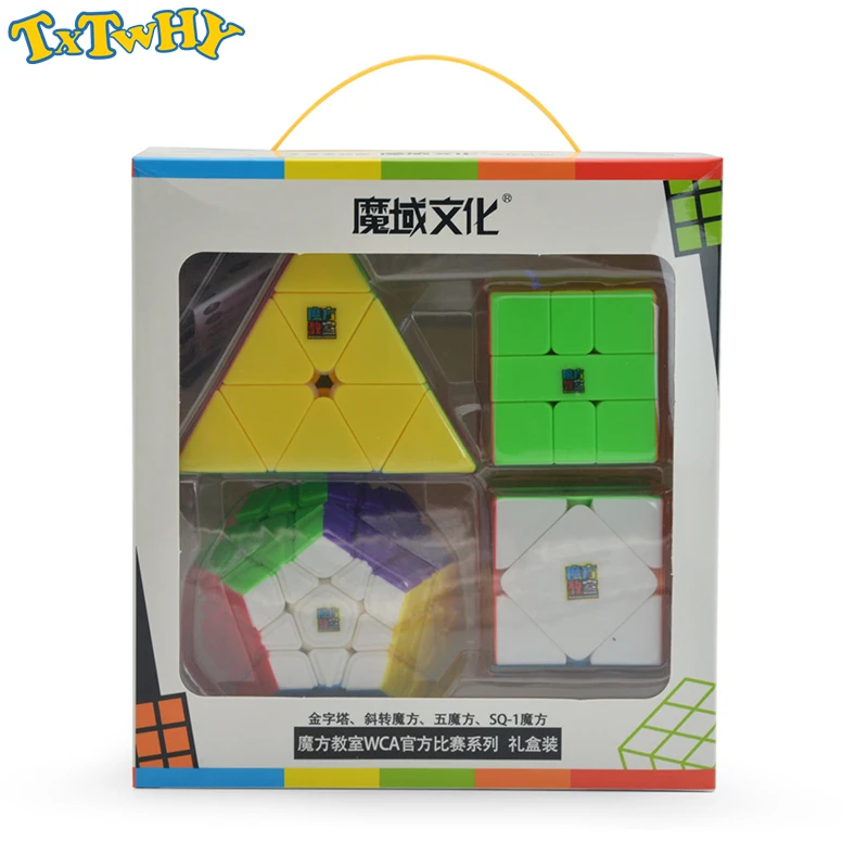 4Pcs Moyu Mofangjiaoshi Magic Cube Set Pyramid Skew Square 1 Dodecahedron Speed Cubes Puzzle Professional Toys For Children Gift
4Pcs Moyu Mofangjiaoshi Magic Cube Set Pyramid Skew Square 1 Dodecahedron Speed Cubes Puzzle Professional Toys For Children Gift