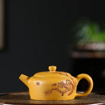 Teapot Full Manual Raw Ore Gold Section Mud Pot Infusion Of Tea Preserve One's Health Kettle Kungfu Online Teapot Tea Set
Teapot Full Manual Raw Ore Gold Section Mud Pot Infusion Of Tea Preserve One's Health Kettle Kungfu Online Teapot Tea Set