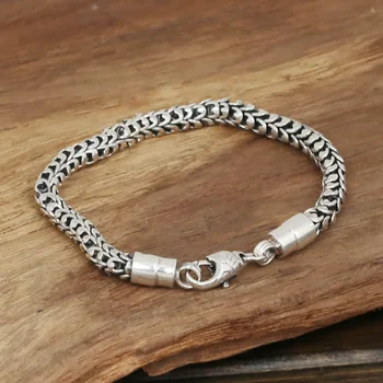 S925 wholesale silver jewelry Mens handmade in Thailand silver buckle 6m dragon fashion bracelet
S925 wholesale silver jewelry Mens handmade in Thailand silver buckle 6m dragon fashion bracelet
