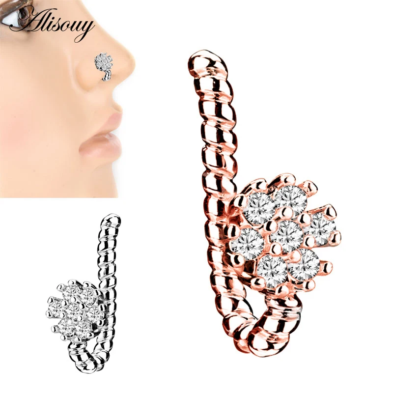Flower False nose Ring Earring Body Piercing Fake Septum Rings And Studs Fake Nose Rings For Women Ear Clip Non Piercing Jewelry
Flower False nose Ring Earring Body Piercing Fake Septum Rings And Studs Fake Nose Rings For Women Ear Clip Non Piercing Jewelry