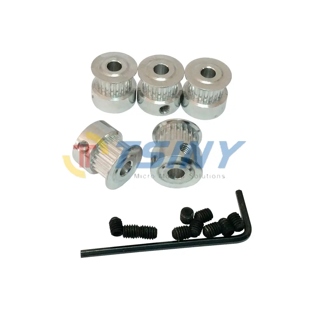 5pcs MXL Timing Belt Pulley 20 Teeth Aluminium Wheel Bore 5mm Pitch 2.032mm(0.08 inch) Teeth Width 7mm
5pcs MXL Timing Belt Pulley 20 Teeth Aluminium Wheel Bore 5mm Pitch 2.032mm(0.08 inch) Teeth Width 7mm