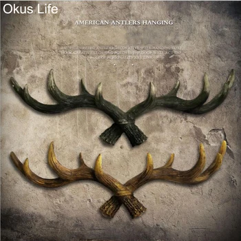 Quality European Retro Antlers Hooks Wall Hanging Coat Hook Resin Sundries Hanger Wall Mounts Room Storage Racks Crafts Home Dec
Quality European Retro Antlers Hooks Wall Hanging Coat Hook Resin Sundries Hanger Wall Mounts Room Storage Racks Crafts Home Dec