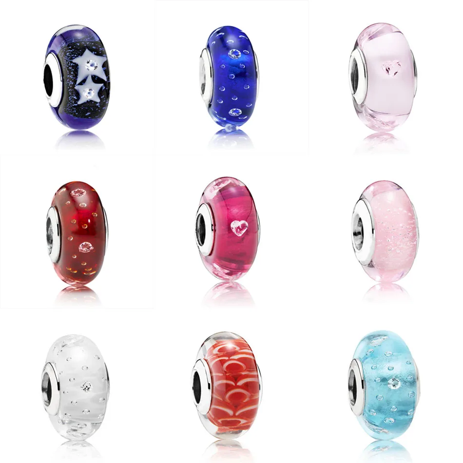 925 Sterling Silver Murano Glass Beads Fit Pandora Bracelet Bangle Starry Night Sky Dark Blue Effervescence No Logo
925 Sterling Silver Murano Glass Beads Fit Pandora Bracelet Bangle Starry Night Sky Dark Blue Effervescence No Logo