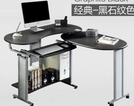 Computer desk.. Double desk corner table table household. Folding mobile environment
Computer desk.. Double desk corner table table household. Folding mobile environment