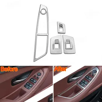4pcs/set ABS Door Window Lift Regulator Switch Button Cover Trim Frame Decoration for 5 Series 520 523 525 Car Styling
4pcs/set ABS Door Window Lift Regulator Switch Button Cover Trim Frame Decoration for 5 Series 520 523 525 Car Styling