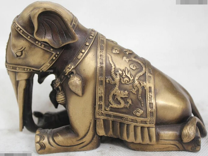 wholesale factory 4"China Chinese Folk Bronze Lucky Dragon Elephant Auspicious Statue Sculpture
wholesale factory 4"China Chinese Folk Bronze Lucky Dragon Elephant Auspicious Statue Sculpture