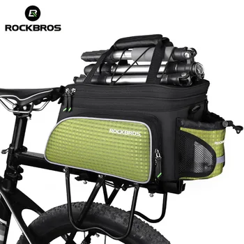 ROCKBROS Bicycle Bag Multi Function Ultralarge Capacity Reflective Pockets Quick Release Bags mtb Transport Tail Trunk Bike Bag
ROCKBROS Bicycle Bag Multi Function Ultralarge Capacity Reflective Pockets Quick Release Bags mtb Transport Tail Trunk Bike Bag
