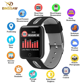 BINSSAW Men Women Smart Watch Sport Step Blood Pressure Bluetooth Smartwatch LED Large color Touch Screen Android IOS with Box
BINSSAW Men Women Smart Watch Sport Step Blood Pressure Bluetooth Smartwatch LED Large color Touch Screen Android IOS with Box