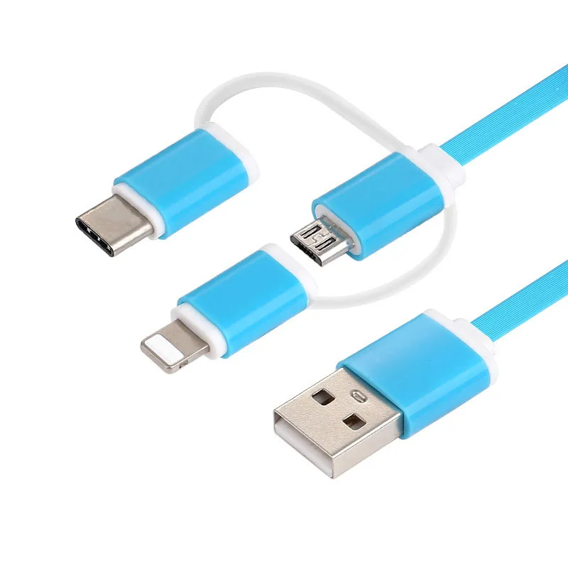 Android TYPE-C Three In One Data Line Color Noodle Music As Mobile Phone Charging Line 2.4A Fast Charging
Android TYPE-C Three In One Data Line Color Noodle Music As Mobile Phone Charging Line 2.4A Fast Charging