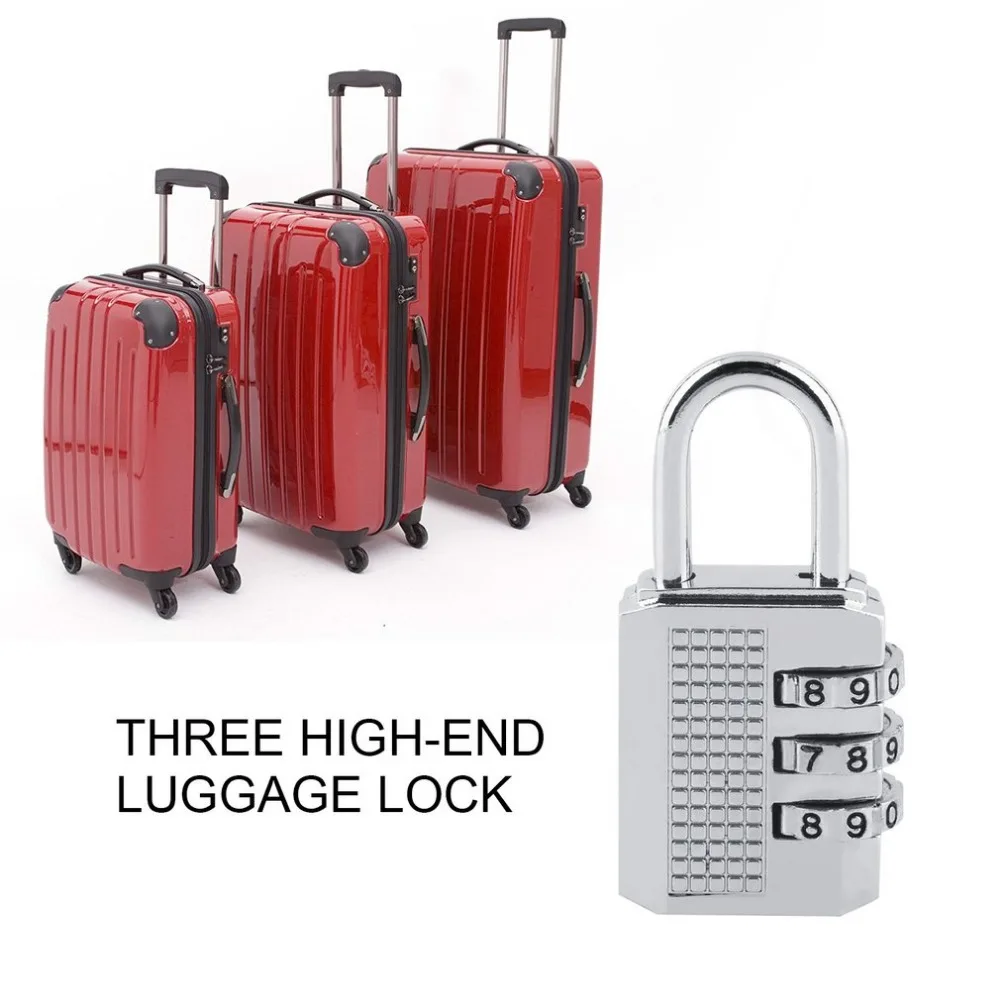 3 4 Digit Password Lock Combination Zinc Alloy Security Lock Suitcase Luggage Coded Lock Cupboard Cabinet Locker Padlock
3 4 Digit Password Lock Combination Zinc Alloy Security Lock Suitcase Luggage Coded Lock Cupboard Cabinet Locker Padlock