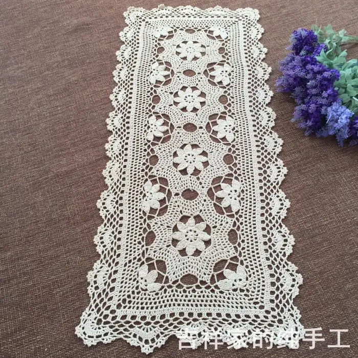 

New cotton crochet tablecloth square table cloths for weddings Vintage Crocheted Doilies sofa covers table mats home decor