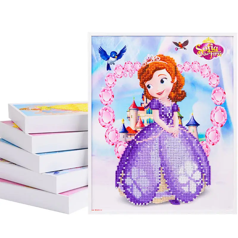 2019 Disney diamond stickers painting children's handmade DIY toys creative puzzle stickers dot Princess Frozen Sophia
2019 Disney diamond stickers painting children's handmade DIY toys creative puzzle stickers dot Princess Frozen Sophia