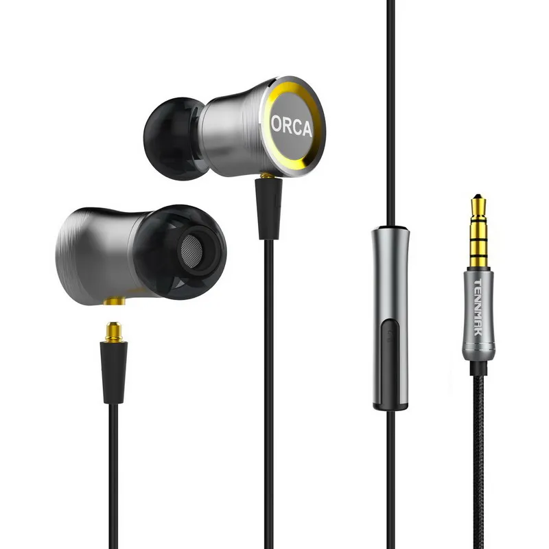 TENNMAK ORCA Detachable MMCX Sport Metal In Ear Earphones Earbud with Microphone
TENNMAK ORCA Detachable MMCX Sport Metal In Ear Earphones Earbud with Microphone