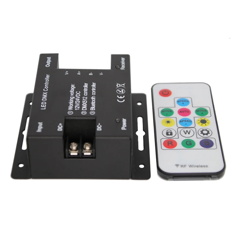 Wireless DMX Leds Dimmers 12V Bluetooth RGB LED Light Controller For Led Strip Lamps DC 5V-24V Lamps Remote Controller Dimer
Wireless DMX Leds Dimmers 12V Bluetooth RGB LED Light Controller For Led Strip Lamps DC 5V-24V Lamps Remote Controller Dimer