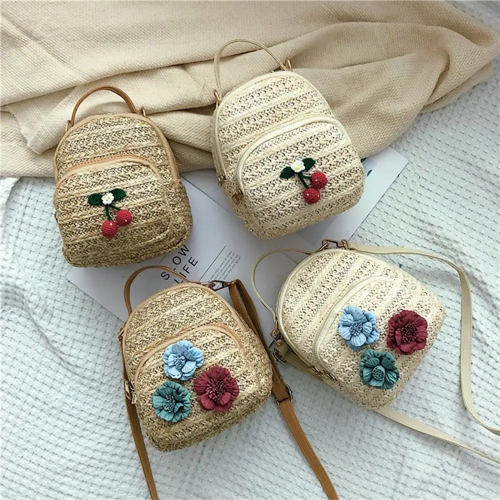 Yfashion Hawaiian Women Bag Fashion Straw Plaited Cherry/Flowers Satchel Single Shoulder Bags Handbag Beach Bag
Yfashion Hawaiian Women Bag Fashion Straw Plaited Cherry/Flowers Satchel Single Shoulder Bags Handbag Beach Bag