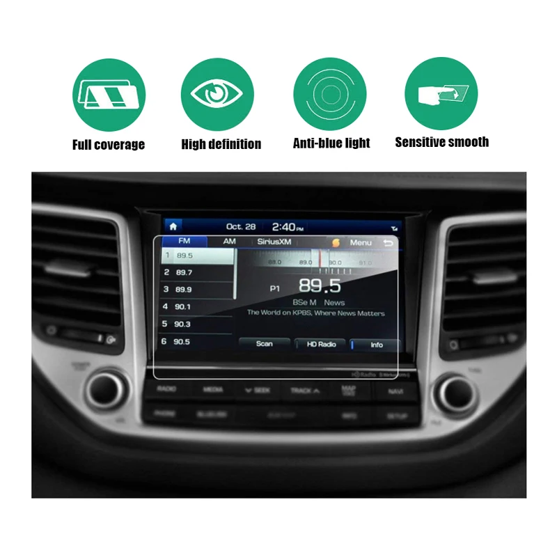 8 Inch GPS Screen Protective Film For Hyundai tucson 2015 2018 For tucson 2019 Tempered Glass Screen Protector
8 Inch GPS Screen Protective Film For Hyundai tucson 2015 2018 For tucson 2019 Tempered Glass Screen Protector