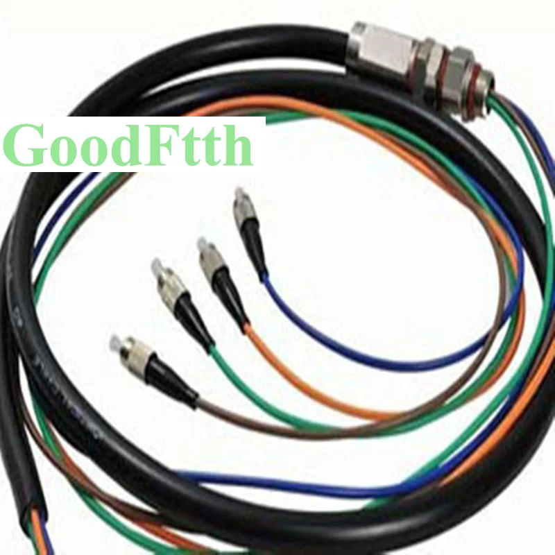 GoodFtth Fiber Optic Pigtail PE Jacket Waterproof Water-proof FC/UPC SM 4 cores 10m
GoodFtth Fiber Optic Pigtail PE Jacket Waterproof Water-proof FC/UPC SM 4 cores 10m