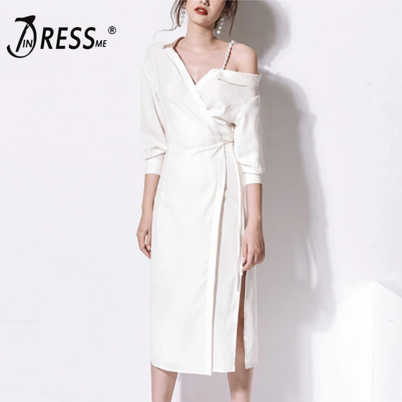 INDRESSME 2018 New Women Solid Casual Sexy Dress Long Sleeve Club Party Dresse White Mid Calf Dress
INDRESSME 2018 New Women Solid Casual Sexy Dress Long Sleeve Club Party Dresse White Mid Calf Dress