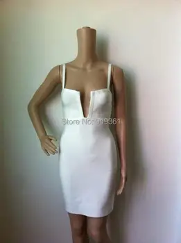 2019 new arrival white plung v neck mesh bandage dresses party dress Casual Dresses vestidos wholesale
2019 new arrival white plung v neck mesh bandage dresses party dress Casual Dresses vestidos wholesale