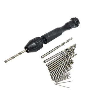 Hot Sale New 25 Pcs Micro Drill HSS Twist Drill Bits Set with Aluminum Hand Drills Tools For Crafts Jewelry Watch Making AA
Hot Sale New 25 Pcs Micro Drill HSS Twist Drill Bits Set with Aluminum Hand Drills Tools For Crafts Jewelry Watch Making AA
