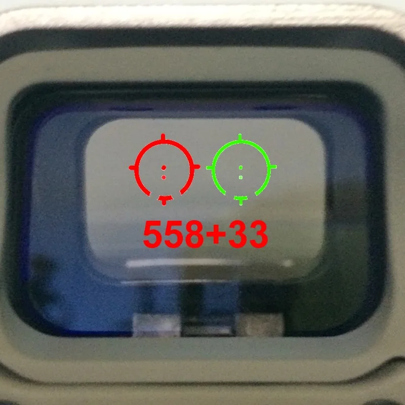 PPT 558 + 33 3x прицел с увеличительным стеклом голографический красной точкой и