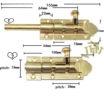 Antique Furniture Hardware Brass Copper Lock Bolt Locking Closure Pin Cabinet Door Box Latch Locking for Furniture
Antique Furniture Hardware Brass Copper Lock Bolt Locking Closure Pin Cabinet Door Box Latch Locking for Furniture