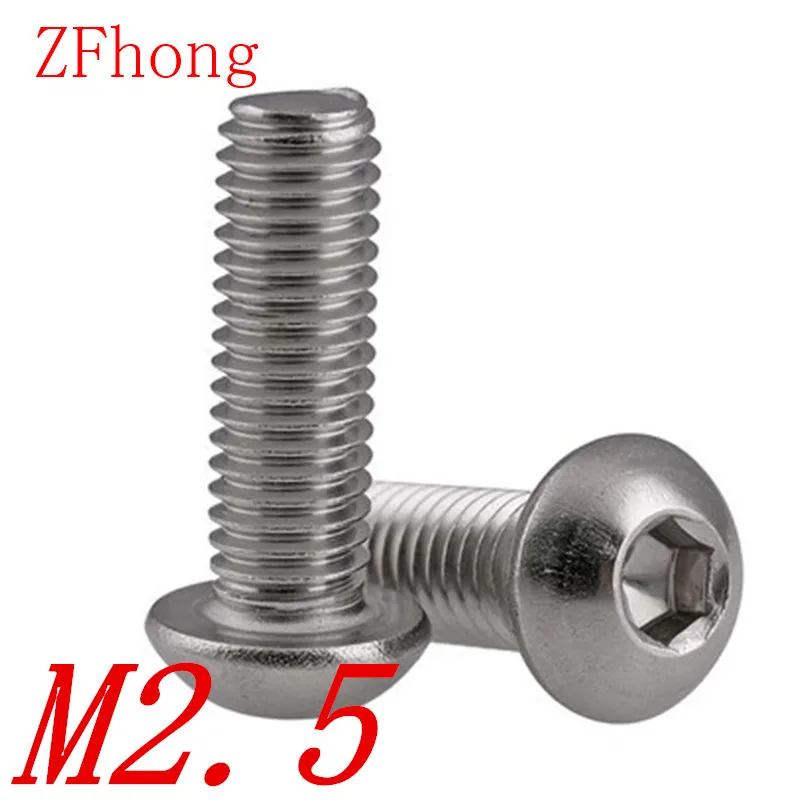1000pcs M2.5*3/4/5/6/8/10/12/16 Stainless steel 304 hex socket button head screw
1000pcs M2.5*3/4/5/6/8/10/12/16 Stainless steel 304 hex socket button head screw