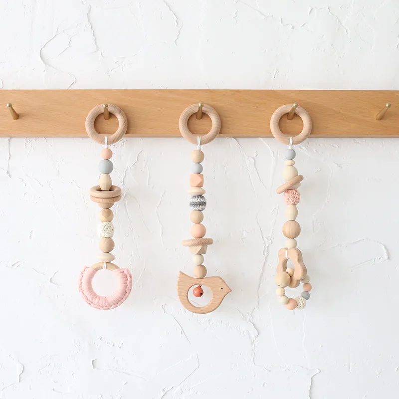 3Pc/Set Silicone Beads Baby Crib Mobile Rattles Whale Baby Toys Beech Wooden Ring Bell Handmade Infant Bed Hanging Decoration
3Pc/Set Silicone Beads Baby Crib Mobile Rattles Whale Baby Toys Beech Wooden Ring Bell Handmade Infant Bed Hanging Decoration
