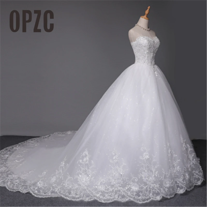 2018 New Arrival Engerla WhiteLuxury Flowers Beaded Long Train Wedding Dress Bridal V-Neck Court Train Princess Wedding Gowns
2018 New Arrival Engerla WhiteLuxury Flowers Beaded Long Train Wedding Dress Bridal V-Neck Court Train Princess Wedding Gowns