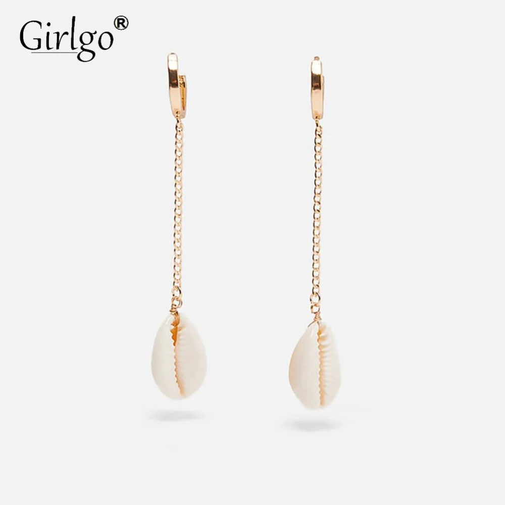 Girlgo Summer ZA Shell Earrings for Women Long Hanging Earrings Girls Gift Maxi Dangle Drop Earrings Jewelry Bijoux Dropshipping
Girlgo Summer ZA Shell Earrings for Women Long Hanging Earrings Girls Gift Maxi Dangle Drop Earrings Jewelry Bijoux Dropshipping