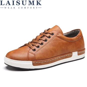 2020 LAISUMK Men Shoes New Arrival Fashion Lace-Up Flats Shoes Non-slip Cozy Genuine Leather Casual Shoes
2020 LAISUMK Men Shoes New Arrival Fashion Lace-Up Flats Shoes Non-slip Cozy Genuine Leather Casual Shoes