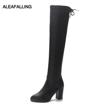 Aleafalling Women Winter Boots Adult Cross-tied Gothic PUNK Women Boots Women Knee High Slip-on Over Knee Motorcyle Boots WBT374
Aleafalling Women Winter Boots Adult Cross-tied Gothic PUNK Women Boots Women Knee High Slip-on Over Knee Motorcyle Boots WBT374