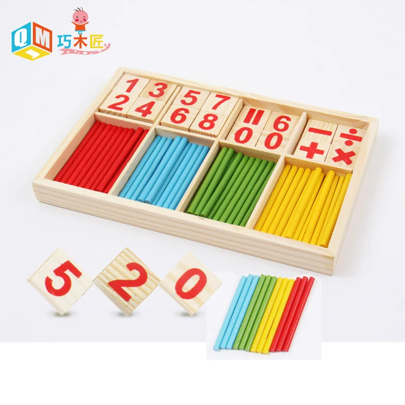 Baby Toys Wooden Blocks Montessori Educational Toys Counting Sticks Box Set Preschool Math Toys for Children Calculate Game
Baby Toys Wooden Blocks Montessori Educational Toys Counting Sticks Box Set Preschool Math Toys for Children Calculate Game