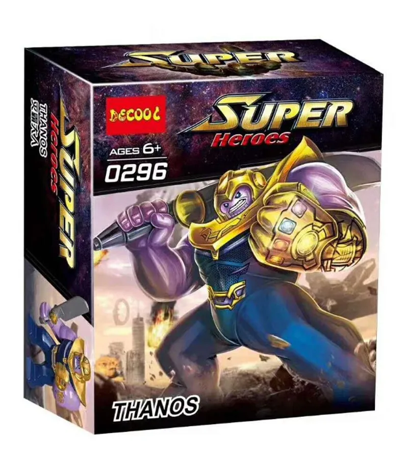 Decool 0296 Avenger Super Hero Thanos Figure Building Blocks Model Bricks Toys Compatible With Dc Super Hero
Decool 0296 Avenger Super Hero Thanos Figure Building Blocks Model Bricks Toys Compatible With Dc Super Hero