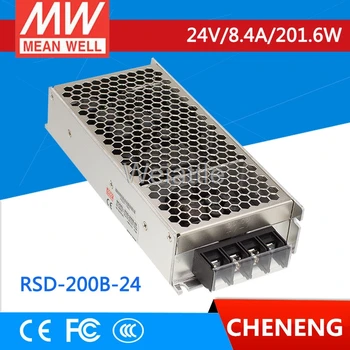 MEAN WELL original RSD-200B-24 24V 4.2A meanwell RSD-200 24V 201.6W Railway Single Output DC-DC Converter
MEAN WELL original RSD-200B-24 24V 4.2A meanwell RSD-200 24V 201.6W Railway Single Output DC-DC Converter