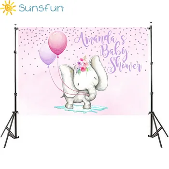 Sunsfun 7x5ft Baby Shower Party Photo Background Elephants Backdrops for Photo Studio Props Balloons Background 220X150cm
Sunsfun 7x5ft Baby Shower Party Photo Background Elephants Backdrops for Photo Studio Props Balloons Background 220X150cm