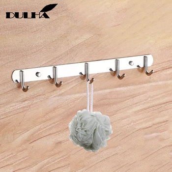 Stainless Steel Bathroom Towel Wall Hook Metal 5 Hooks For Clothes Coat Hat Holder Door Kitchen Hanger Robe Free Shipping
Stainless Steel Bathroom Towel Wall Hook Metal 5 Hooks For Clothes Coat Hat Holder Door Kitchen Hanger Robe Free Shipping