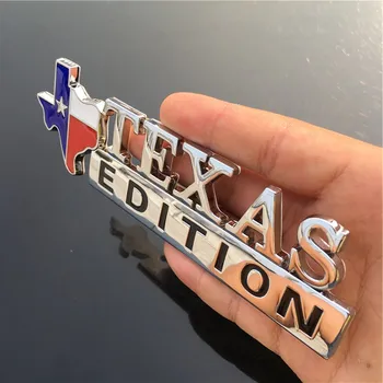 

40 pieces Chrome Metal TEXAS EDITION Car Styling TEXAS Flag EDITION Car Sticker for Compass Cherokee Patriot Renegade Wrangler