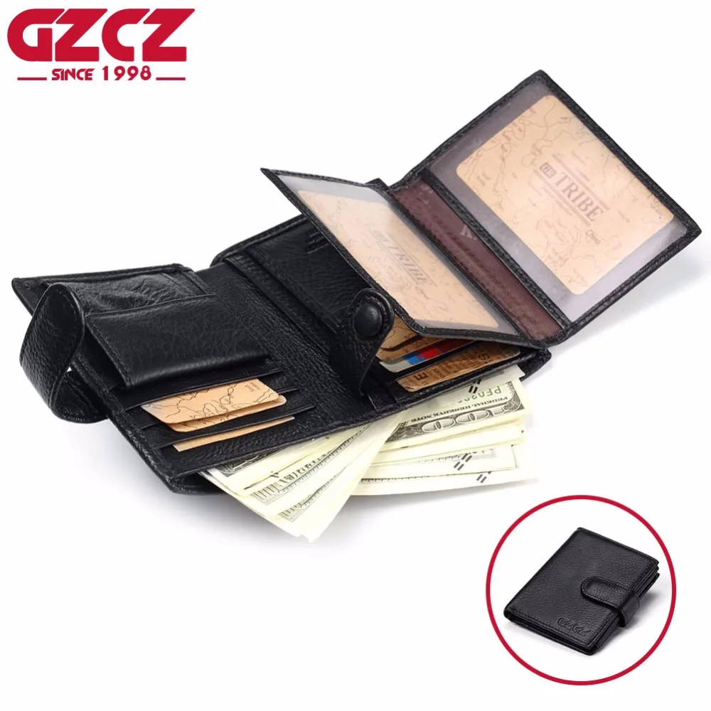GZCZ Genuine Leather Wallet Mens Luxury Brand Coin Purse Mini Walet Male Clutch PORTFOLIO MAN Card Holder Zipper Design Perse
GZCZ Genuine Leather Wallet Mens Luxury Brand Coin Purse Mini Walet Male Clutch PORTFOLIO MAN Card Holder Zipper Design Perse