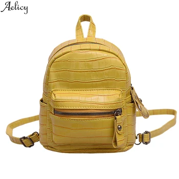 Aelicy PU Small Backpack Women Stone Casual Lady Bag For Outdoor Travel Fashion Female Girls School Bags Soft Black Backpack
Aelicy PU Small Backpack Women Stone Casual Lady Bag For Outdoor Travel Fashion Female Girls School Bags Soft Black Backpack