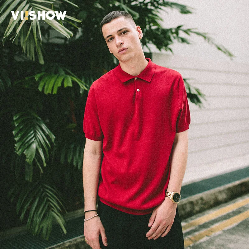VIISHOW Summer Men's Short Sleeve Polo Shirt Brand Men Knit Tops Solid Red Men's Casual Men Polo shirts ZD1579172
VIISHOW Summer Men's Short Sleeve Polo Shirt Brand Men Knit Tops Solid Red Men's Casual Men Polo shirts ZD1579172