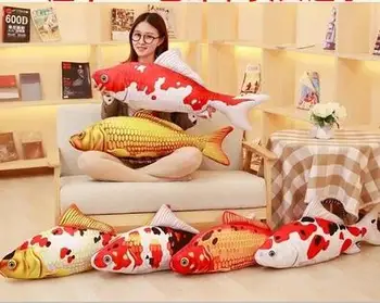 Creative plush toy Simulation Gold Arowana cushiono carp fish pillow cushion sofa pillow birthday gift
Creative plush toy Simulation Gold Arowana cushiono carp fish pillow cushion sofa pillow birthday gift