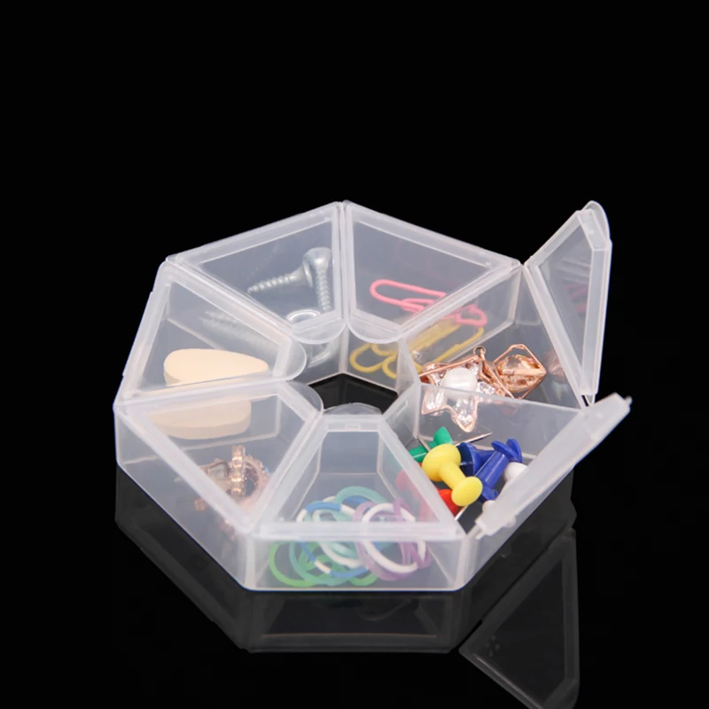 7 Grids Plastic Storage Boxes Jewelry Case Beads Pills Nail Art Transparent Organizer Sundries Storage Box For Office Home
7 Grids Plastic Storage Boxes Jewelry Case Beads Pills Nail Art Transparent Organizer Sundries Storage Box For Office Home