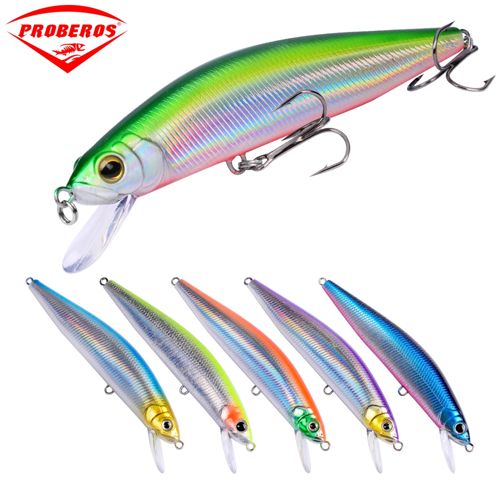 6pc PRO BEROS Brand Fishing lure Exported to Japan Fishing Bait 5.3"-13.5cm/24g-0.85oz Minnowbait 6 color fishing tackle 2# Hook
6pc PRO BEROS Brand Fishing lure Exported to Japan Fishing Bait 5.3"-13.5cm/24g-0.85oz Minnowbait 6 color fishing tackle 2# Hook