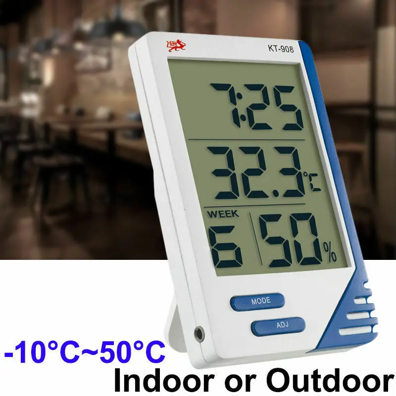 High Accuracy LCD Electronic Temperature Humidity Meter Indoor Digital Thermometer Hygrometer Weather Station Alarm Clock
High Accuracy LCD Electronic Temperature Humidity Meter Indoor Digital Thermometer Hygrometer Weather Station Alarm Clock